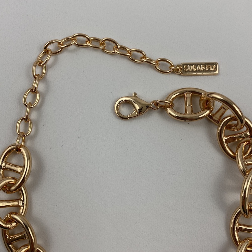 4/$20 SugarFix by BaubleBar Gold Tone 18" Mariner Link Chain Necklace - Picture 6 of 6